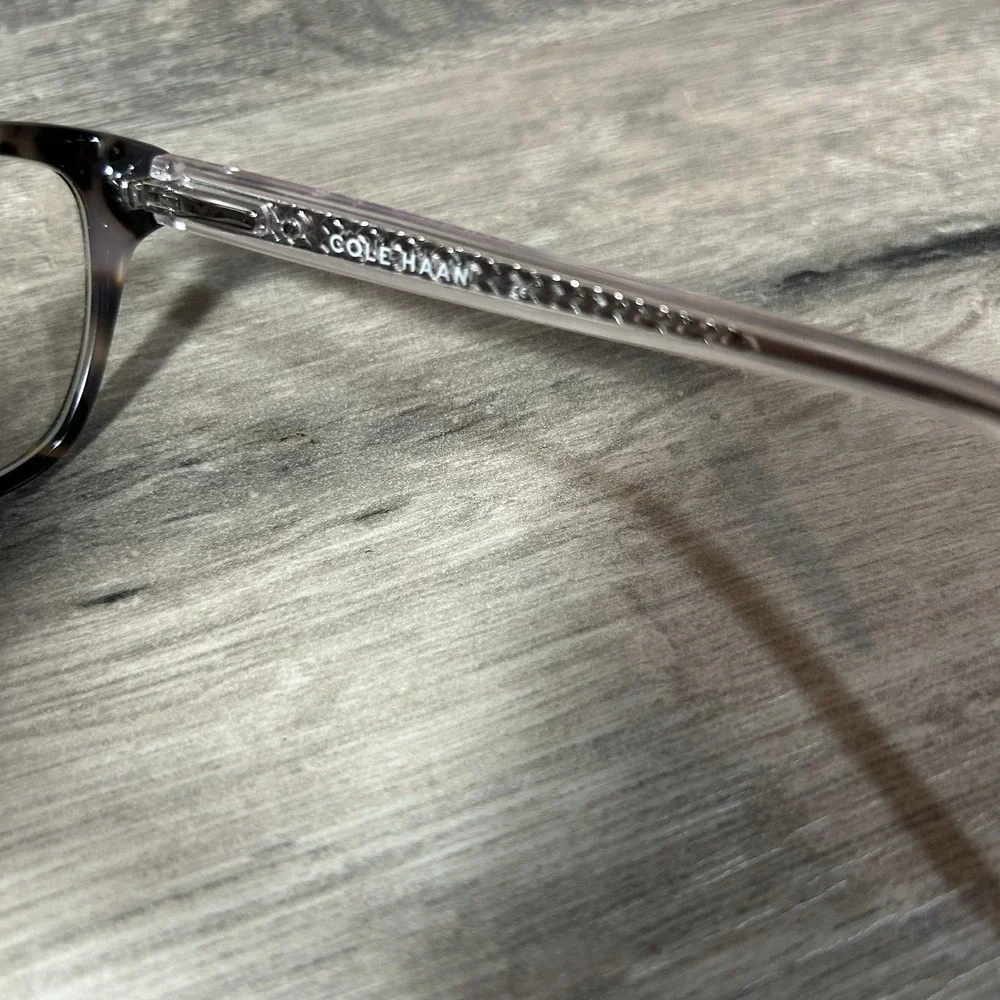 Cole Haan CH5024 Lilac‎ Tortoise Cat Eye Eyeglasses Frames Womens 52-17-135